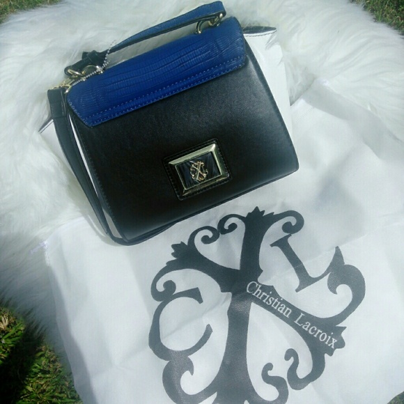 Christian Lacroix Bags Blue And White Christian Lacroix Cross Body